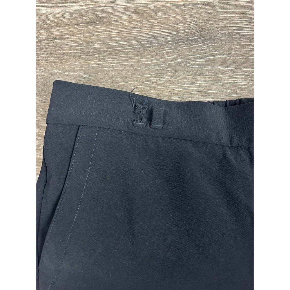 Talbots Womens Black Wide Leg Crop Pants Pull On Stretch Trousers Size S JO3069 - Picture 9 of 13